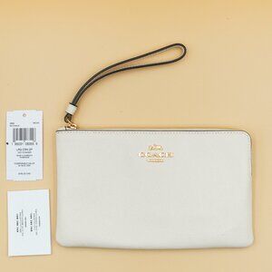 EUC Coach Large Corner Zip Wristlet